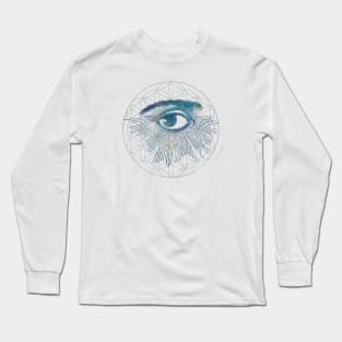 Flower of Life - Eye of the Believer Long Sleeve T-Shirt